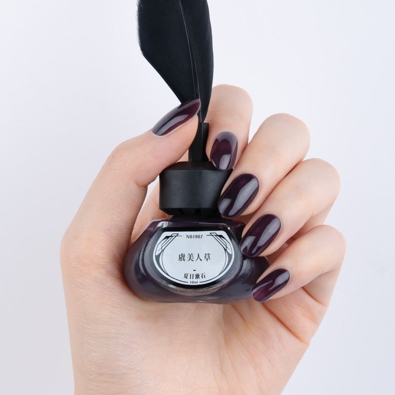 NS1907 虞美人草 - 指甲油/指甲贴 - 其他材质 紫色