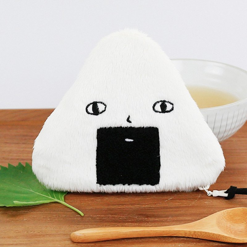 饭团大叔 三角饭团包 - 化妆包/杂物包 - 其他人造纤维 白色
