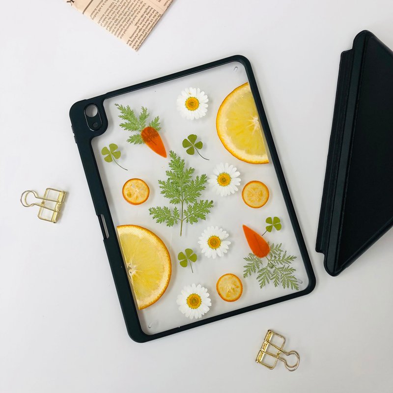 手作押花水果iPad壳 iPad Air 11寸 13寸 iPad Pro 11寸 13寸 - 平板/电脑保护壳 - 植物．花 