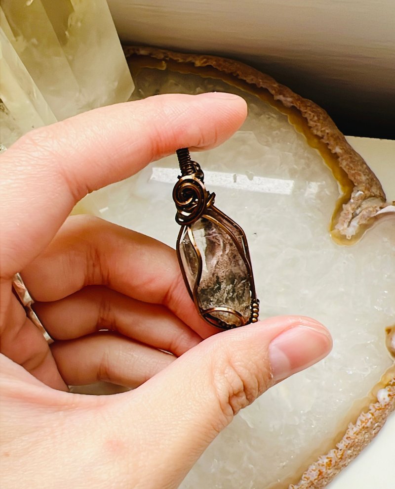 定制化幽灵水晶 - 项链 - 其他金属 