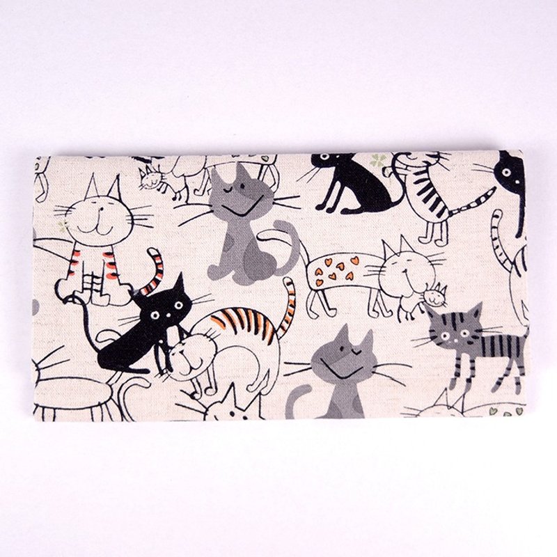 红包袋 存摺 现金收纳袋-线条猫 - 皮夹/钱包 - 其他材质 灰色