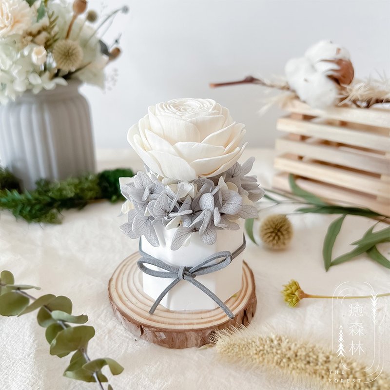 代々木公园香氛扩香花 (赠送5ml香氛油) - 香薰/精油/线香 - 植物．花 灰色