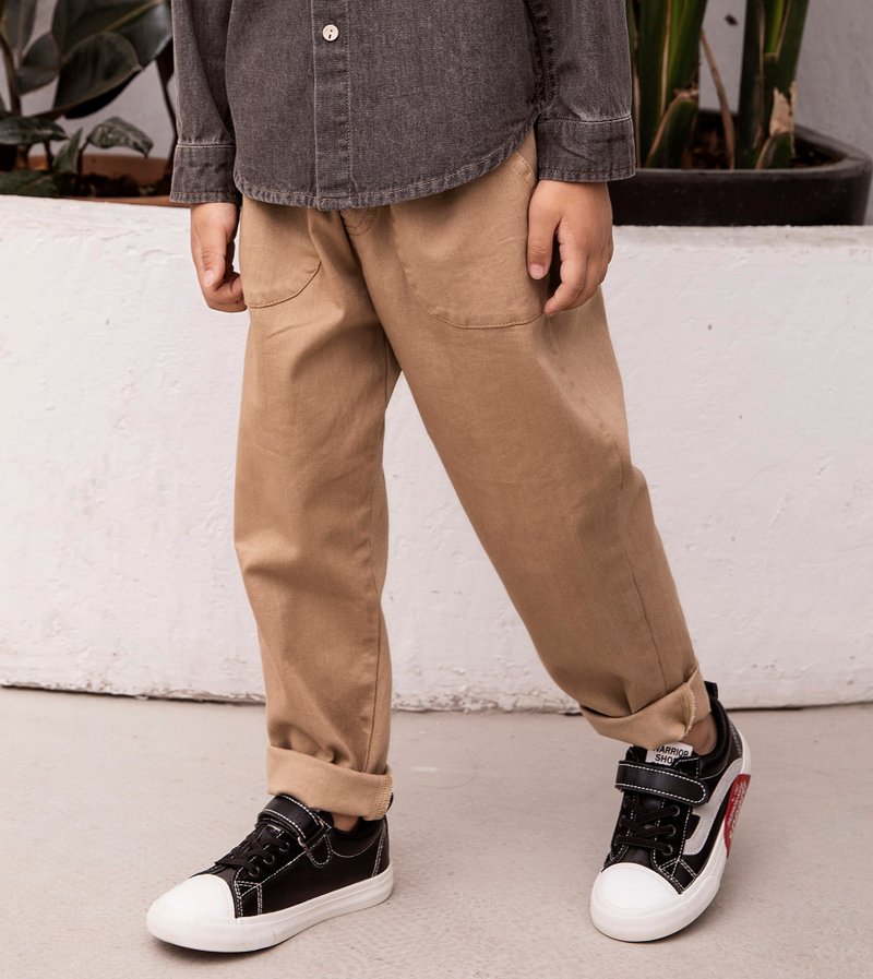 BIR童装 | 休闲文艺直筒裤 - 童装裤 - 棉．麻 多色