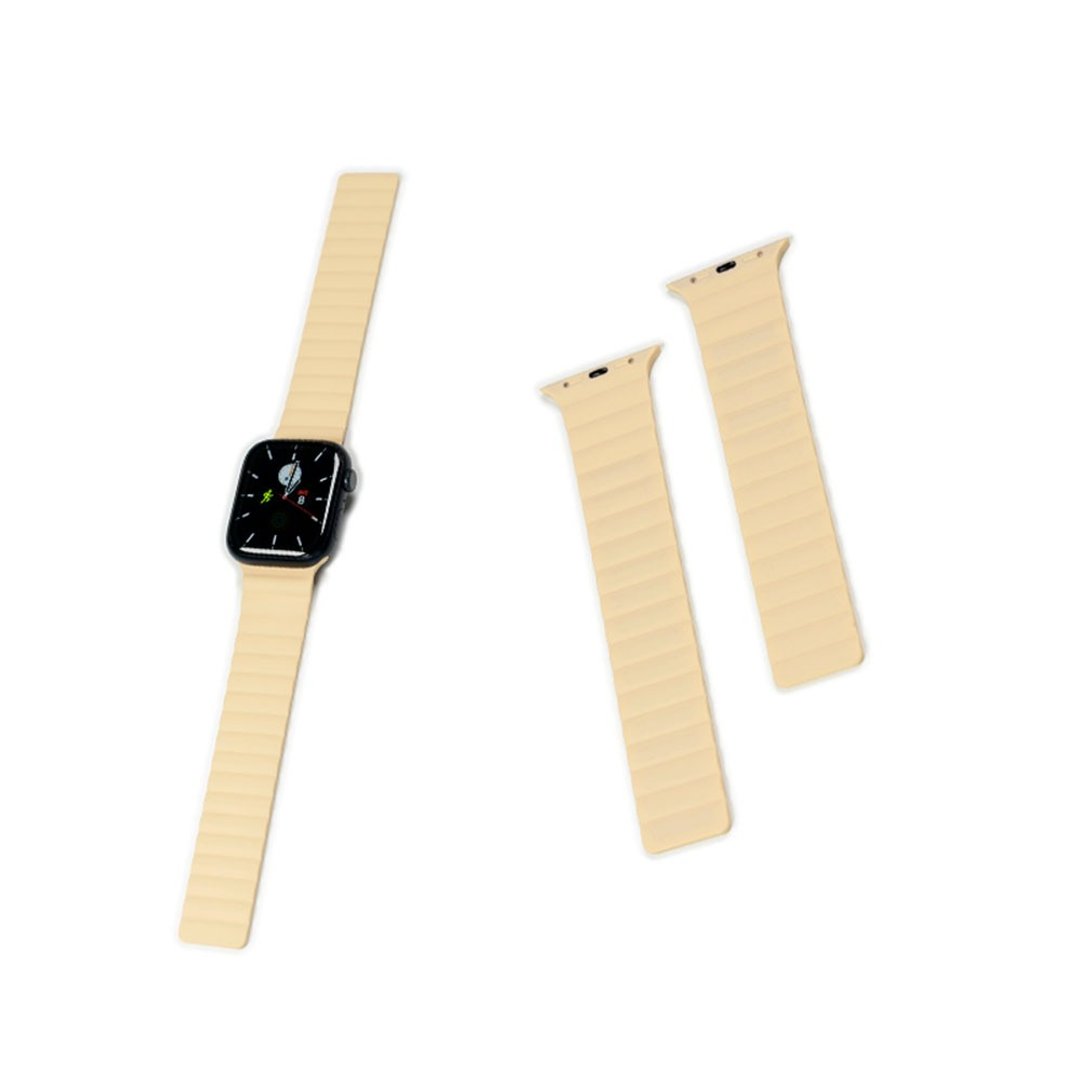 Torrii Apple Watch 表带 SATURN 系列 磁吸式防水表带 - 卡其色 - 表带 - 其他材质 黄色