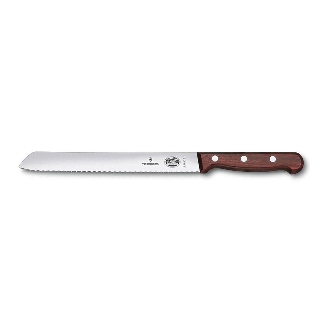 VICTORINOX 瑞士维氏 面包刀 21cm 枫木 5.1630.21G - 厨房用具 - 其他材质 咖啡色