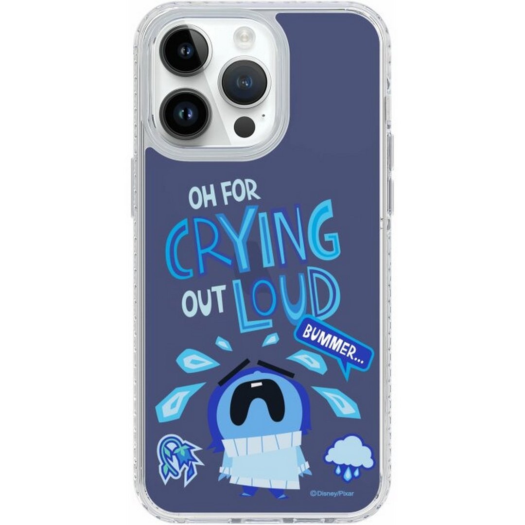 迪士尼 忧忧 iPhone 16 Samsung S25 气垫标准防摔镜面手机壳 - 手机壳/手机套 - 塑料 多色