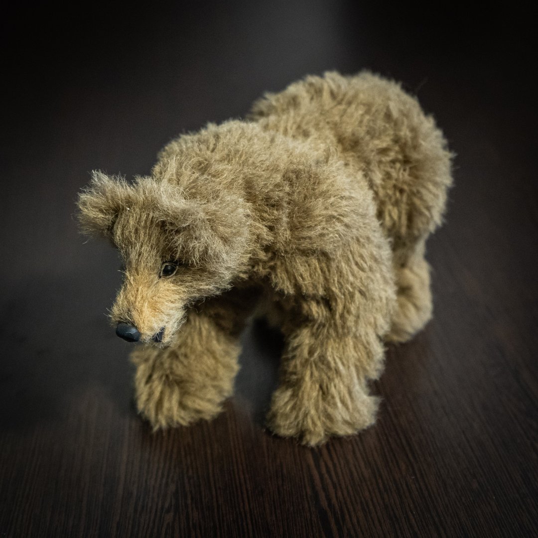 Teddy Bear - Bear - Toy -  Bear Toy - Stuffed Animal -Himalayan Black Teddy Bear - 玩偶/公仔 - 其他金属 咖啡色