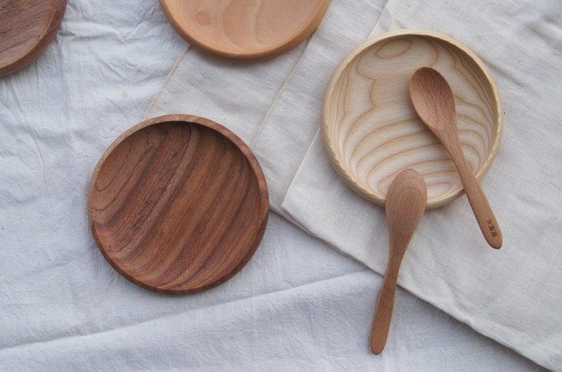 丰原职人-呷饭小木盘(单个) - 浅碟/小碟子 - 木头 