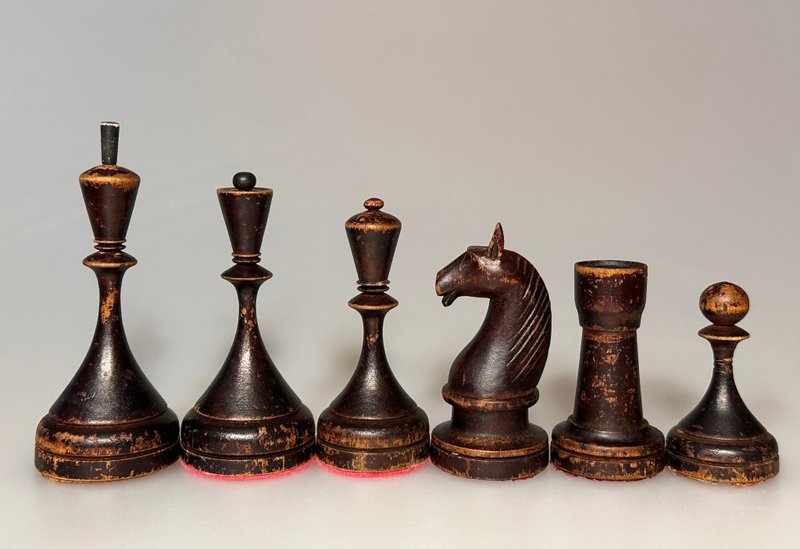 BFII 国际象棋棋具，Botvinnik - Flohr II - 桌游/玩具 - 木头 