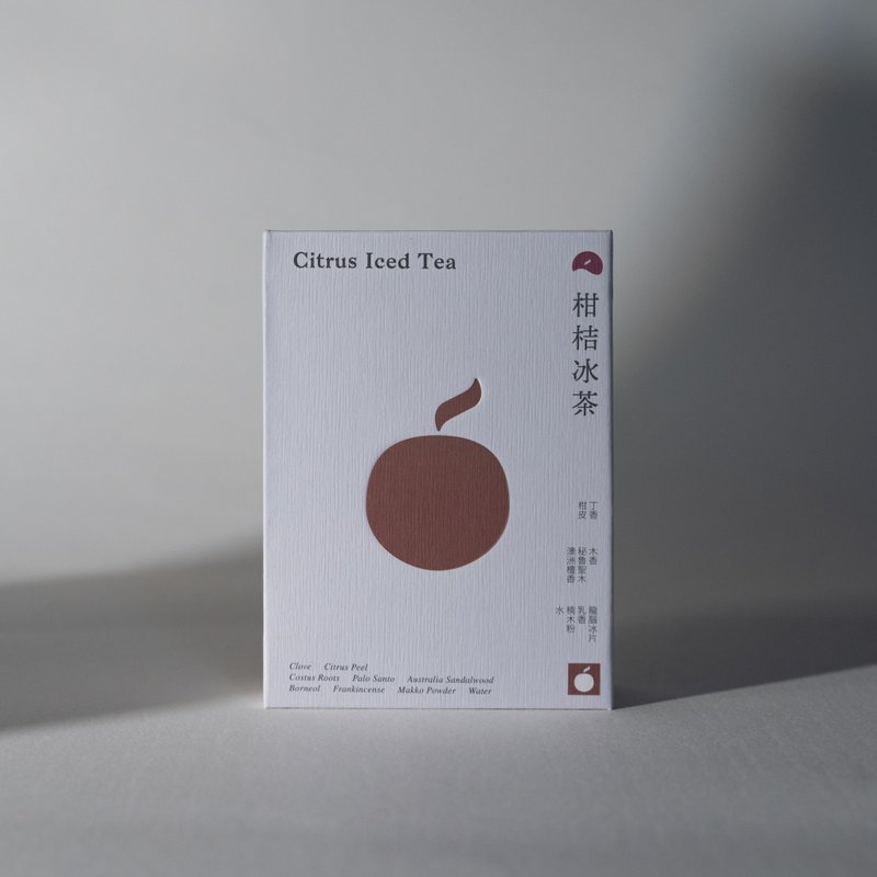 【香港线香】柑桔冰茶 Citrus Ice Tea、果皮丁香肉桂 - 香薰/精油/线香 - 木头 卡其色
