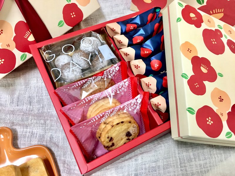 桩花伴手礼盒 - 手工饼干 - 新鲜食材 