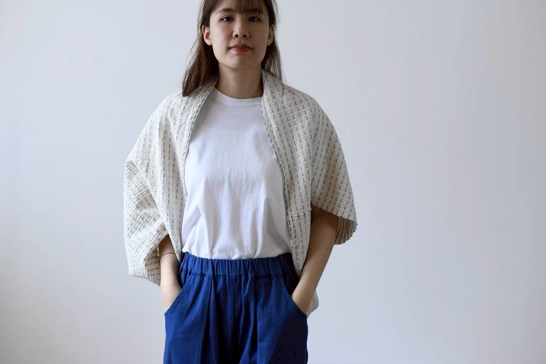 双面披肩 - 女装休闲/机能外套 - 棉 
