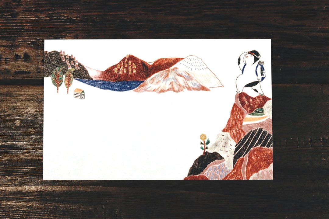 一只猫的冒险旅程 | 插画明信片 - 卡片/明信片 - 纸 