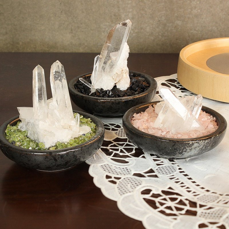 开运摆件 | 疗愈水晶簇 | 限量-小 - 摆饰 - 水晶 白色