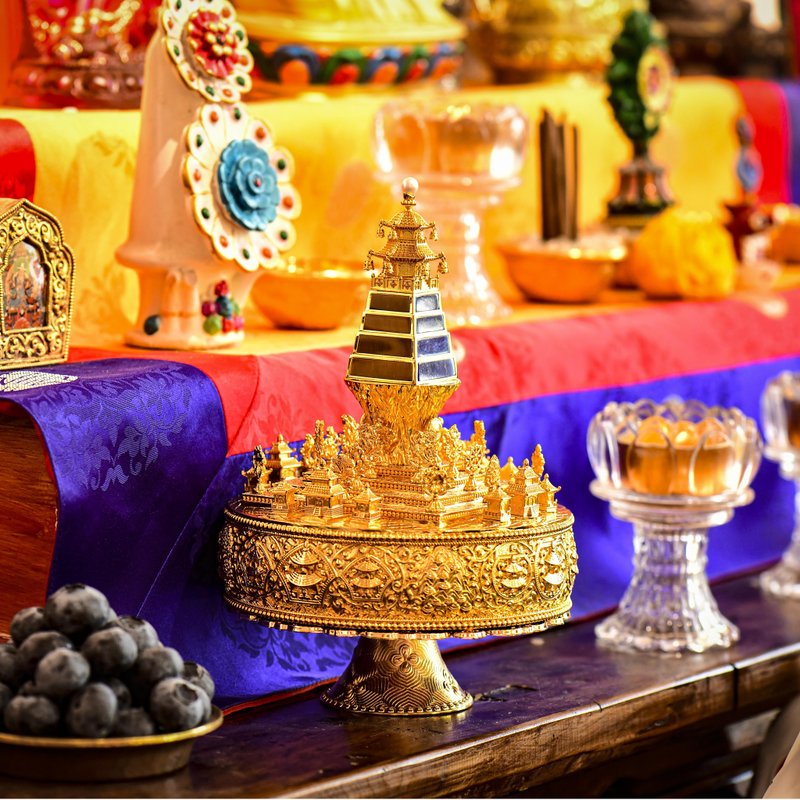 人天妙供——满愿卅柒曼扎供  居家供修摆件立体曼扎藏传密宗用品 - 摆饰 - 铜/黄铜 黄色