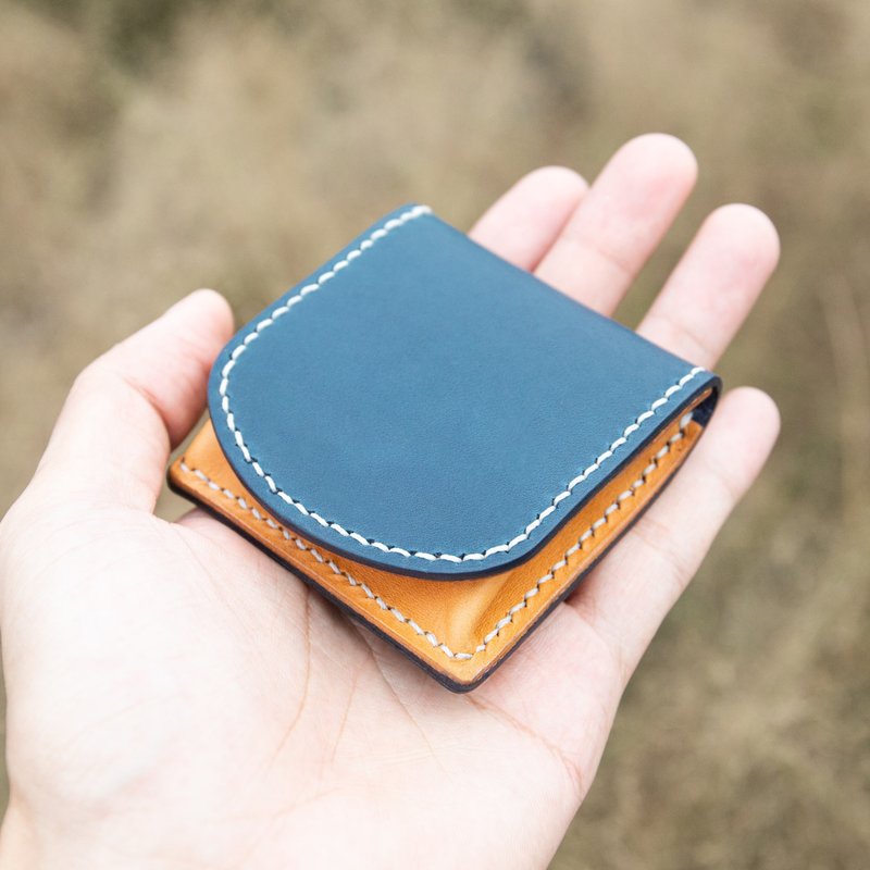 方形零钱包/散纸包/马蹄包 刻字【烫金/一人成团】台中东海课程 - 皮件 - 真皮 