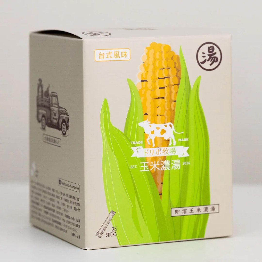 Dripo ドリポ牧场玉米浓汤即溶汤品 - 台式原味 - 零食/点心 - 其他材质 