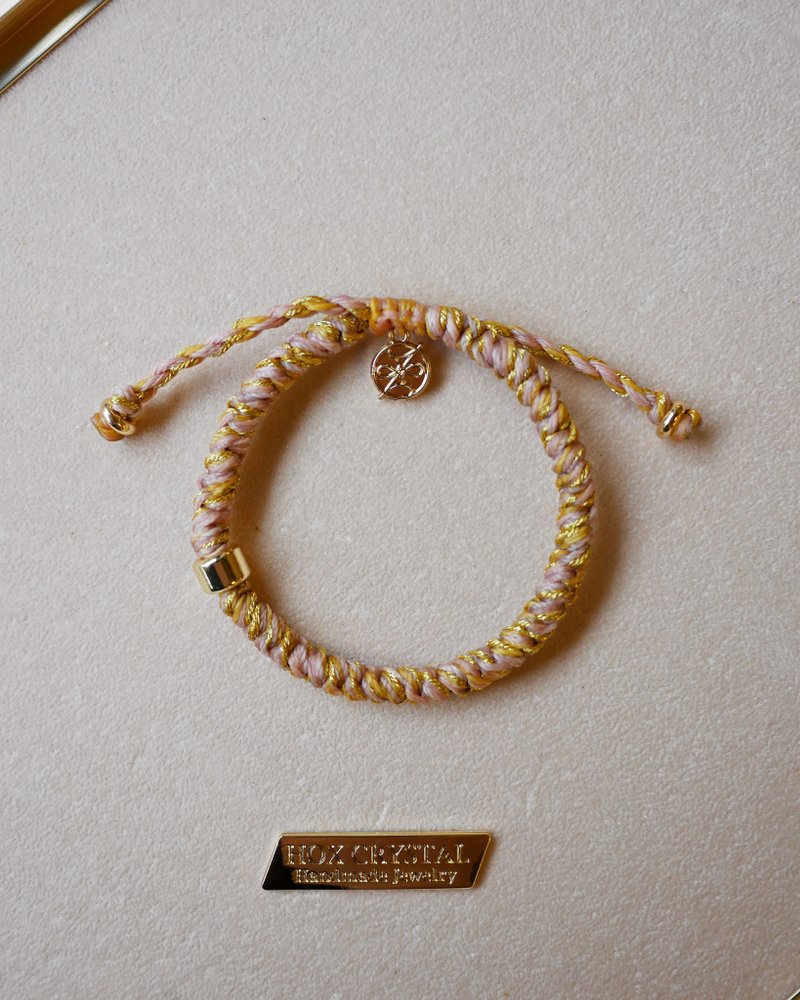 HOX CRYSTAL 护身金刚结绳 - 手链/手环 - 其他材质 粉红色