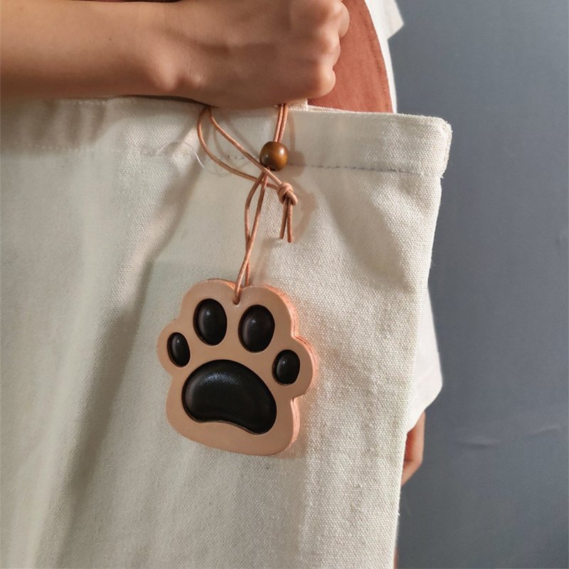 真皮猫爪挂件 - 钥匙链/钥匙包 - 真皮 