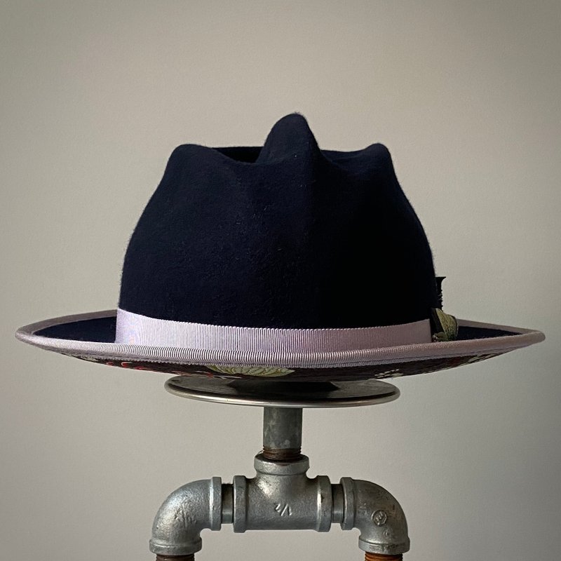 HYOKOU No.2盾-深蓝色 - 帽子 - 羊毛 蓝色