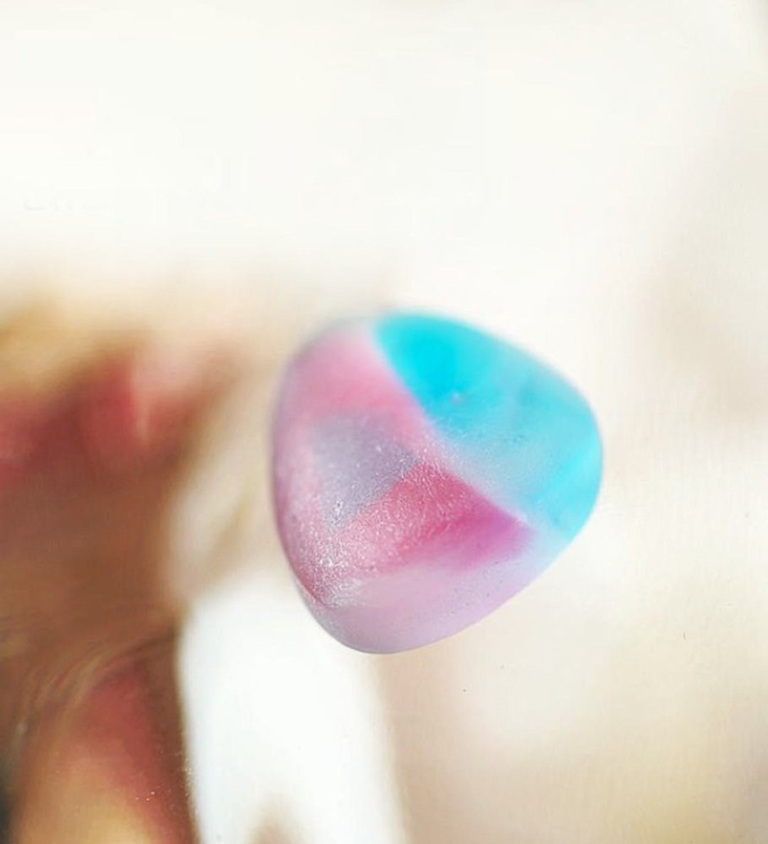 Glass polishing challenge kit !! --Glass polishing to polish your heart [Pendant / Amorphous] - 项链 - 玻璃 多色