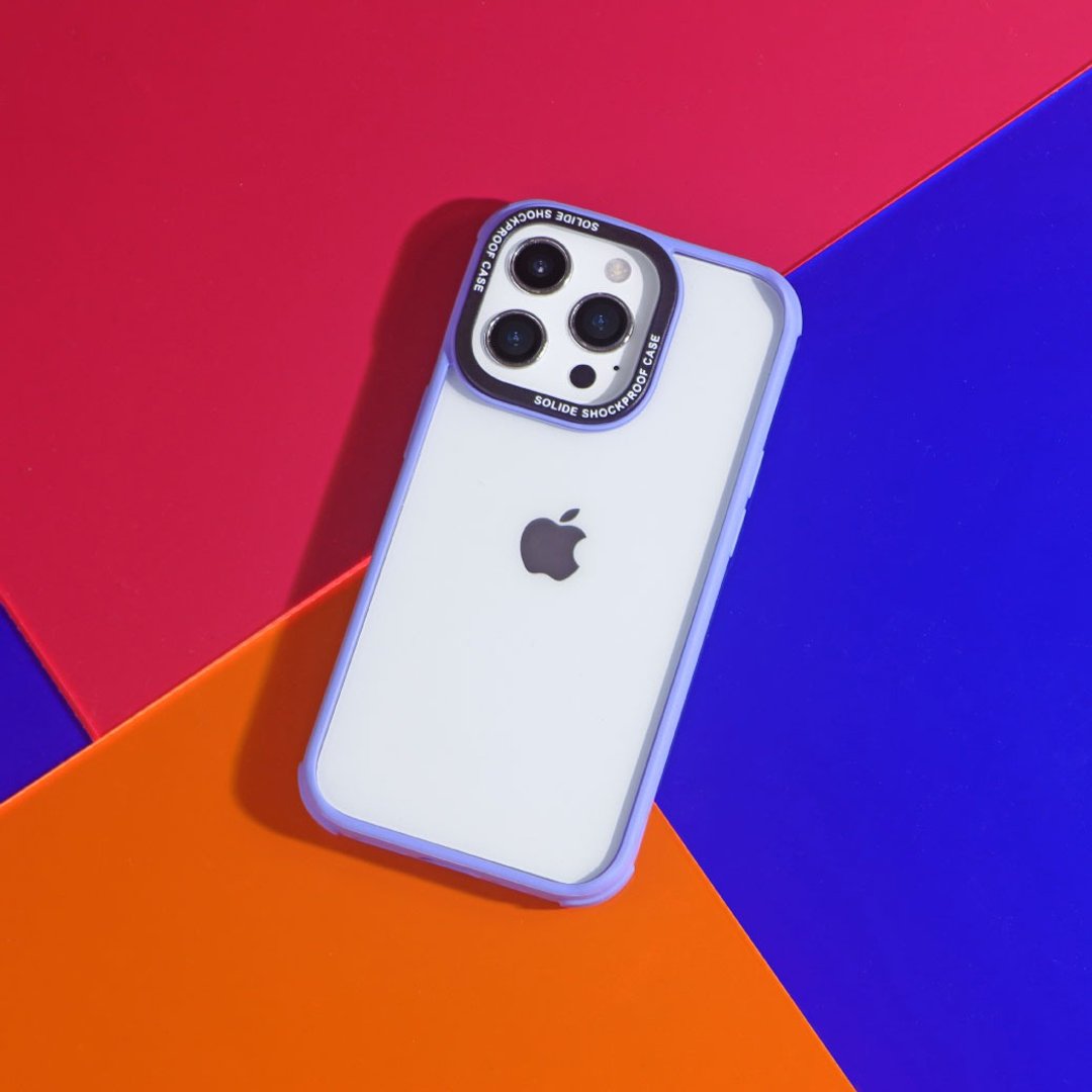 iPhone 14系列 SOPURE 极透壳特强磁吸抗菌防摔壳-紫 - 手机壳/手机套 - 塑料 紫色