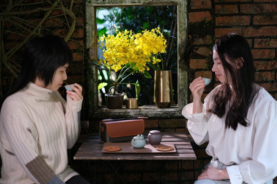 春游旅行_怀汝_轻羽满富壶+两杯组+一茶罐 - 茶具/茶杯 - 其他材质 绿色