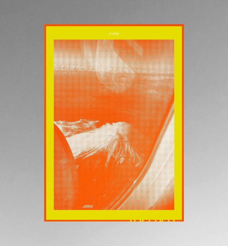海报 A2 | 富士山 MTFUJI_01_No.13 - 海报/装饰画/版画 - 纸 橘色