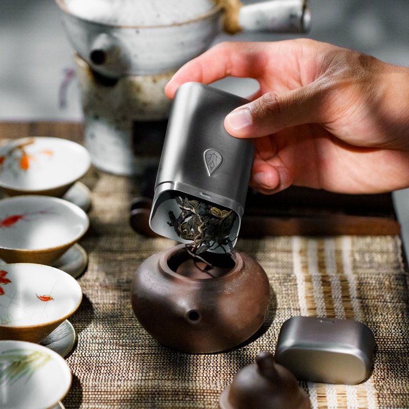【初芳宇】CADDY 茶则罐-不锈钢 - 茶具/茶杯 - 不锈钢 银色