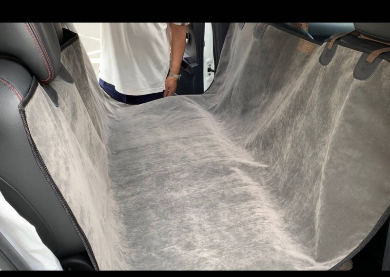 宠物专用车后垫  大象灰外包尺寸约135X145厘米 - 床垫/笼子 - 其他人造纤维 