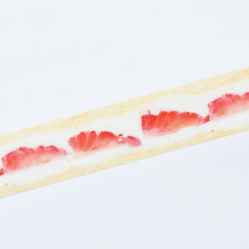 水果三明治屏蔽胶带_草莓 - 纸胶带 - 纸 