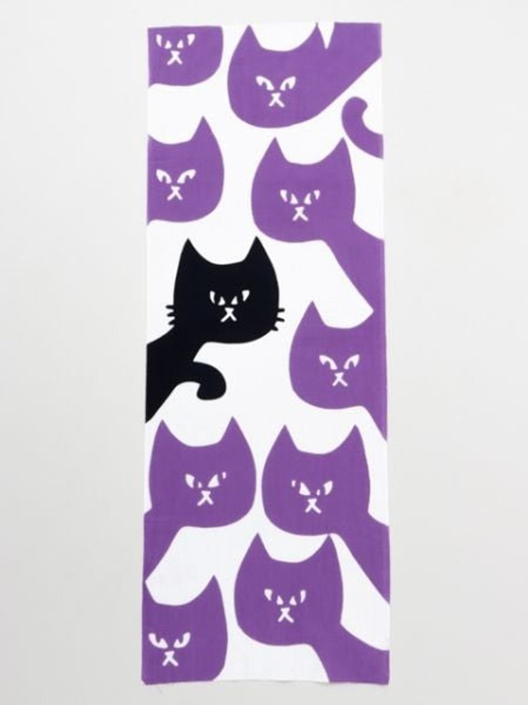 TENUGUI Towel Peeking Cat - 毛巾浴巾 - 其他材质 