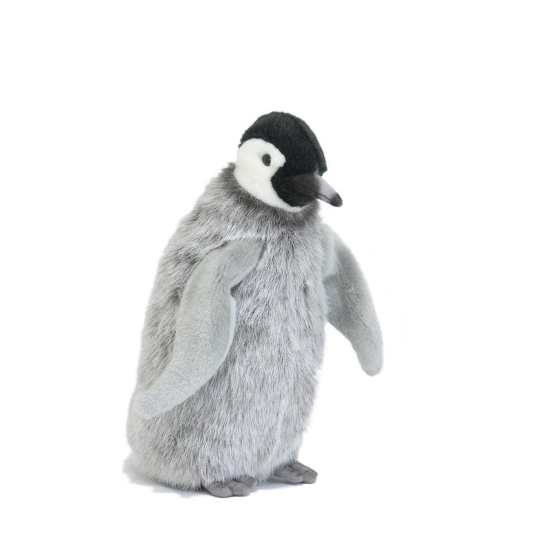 Hansa 7862-皇帝企鹅宝宝31厘米高 - 玩偶/公仔 - 环保材料 灰色