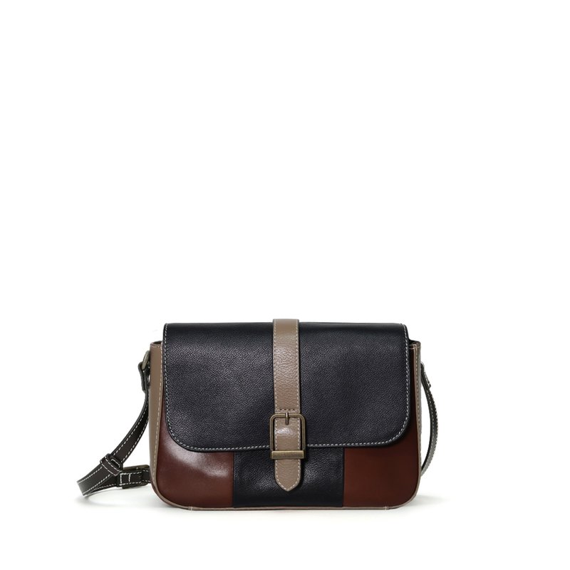 Rinne 长型斜背包(仅此一个 售完为止) - 侧背包/斜挎包 - 真皮 咖啡色