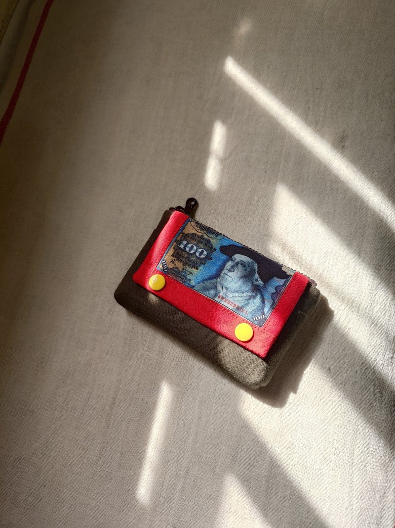 手拿零钱包 - 零钱包 - 棉．麻 