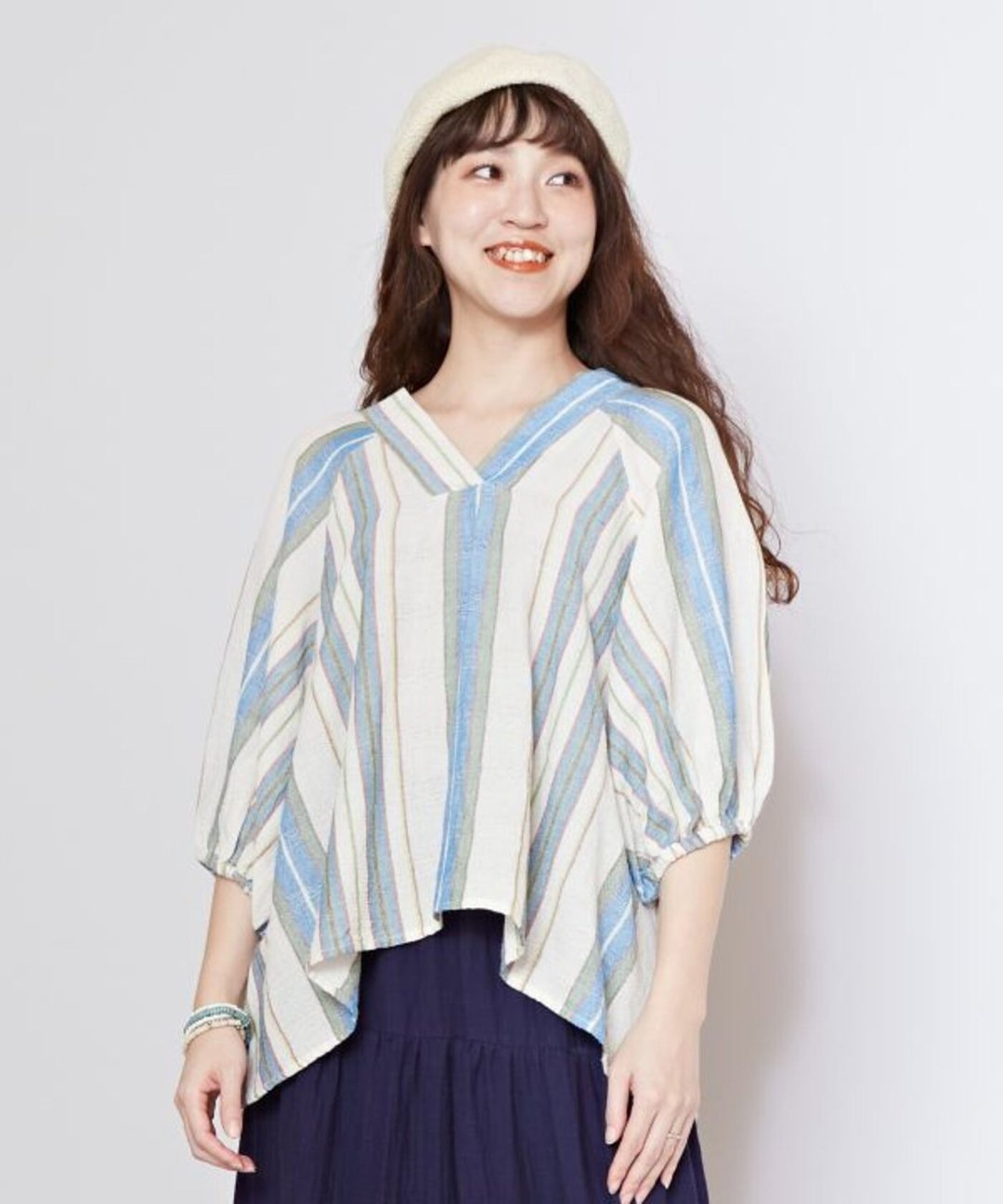 【热门预购】南印度南风拾光宽袖柔绵美背上衣 (3色) IMC-5201 - 女装上衣 - 棉 