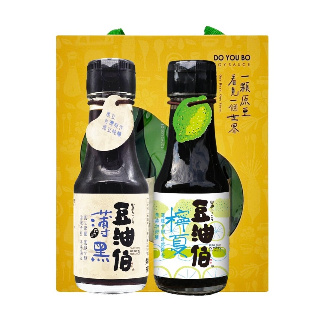 【送礼首选】豆油伯豆型开窗礼盒 |双酱美味组 - 酱料/调味料 - 玻璃 咖啡色