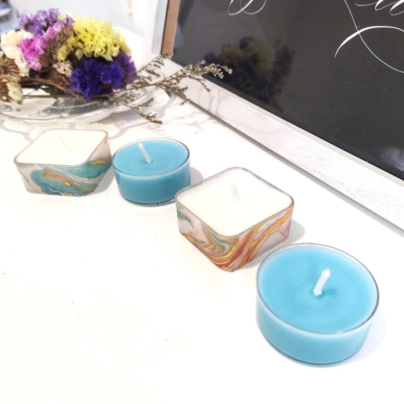 水疗日香氛茶蜡套装 - 蜡烛/烛台 - 蜡 