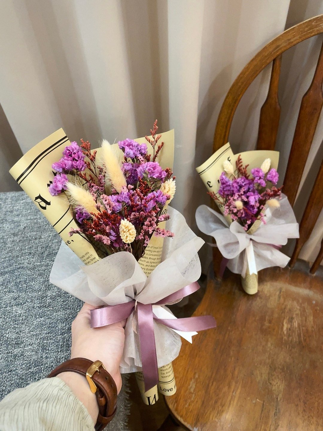 干燥花束【饮冰室花草茶】 生日礼物 毕业花束 生日花束 母亲节花 - 干燥花/捧花 - 植物．花 