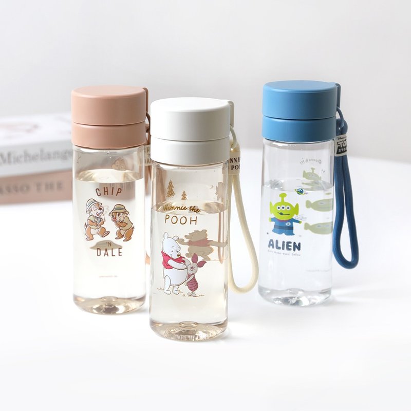 迪士尼Tritan透明水壶550ml-小熊维尼 三眼怪 奇奇蒂蒂 BPA FREE - 其他杯子 - 其他材质 多色