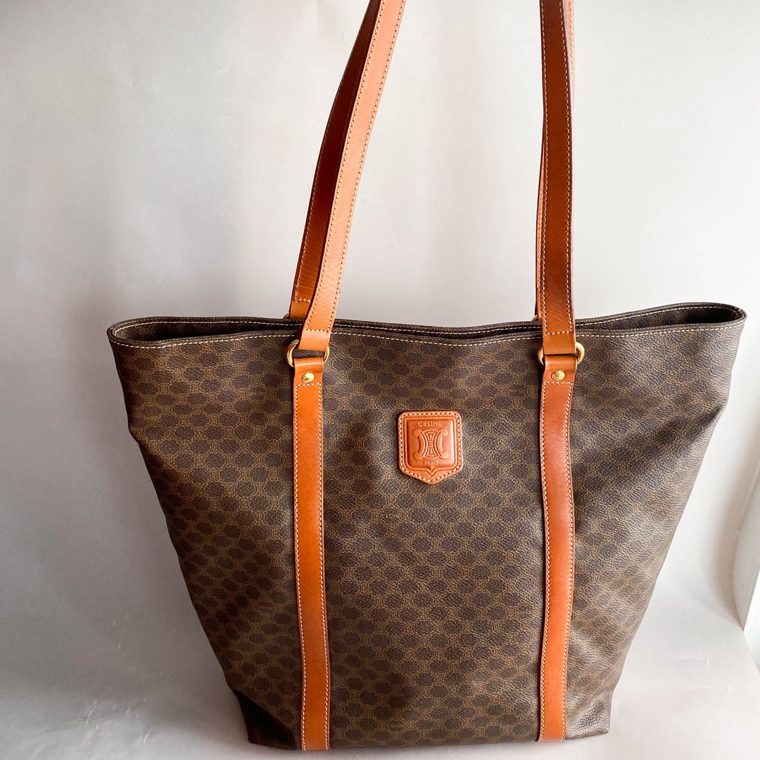 中古包Celine赛琳│Tote Bag│侧背包│单肩包│手提包│腋下包 - 侧背包/斜挎包 - 真皮 咖啡色