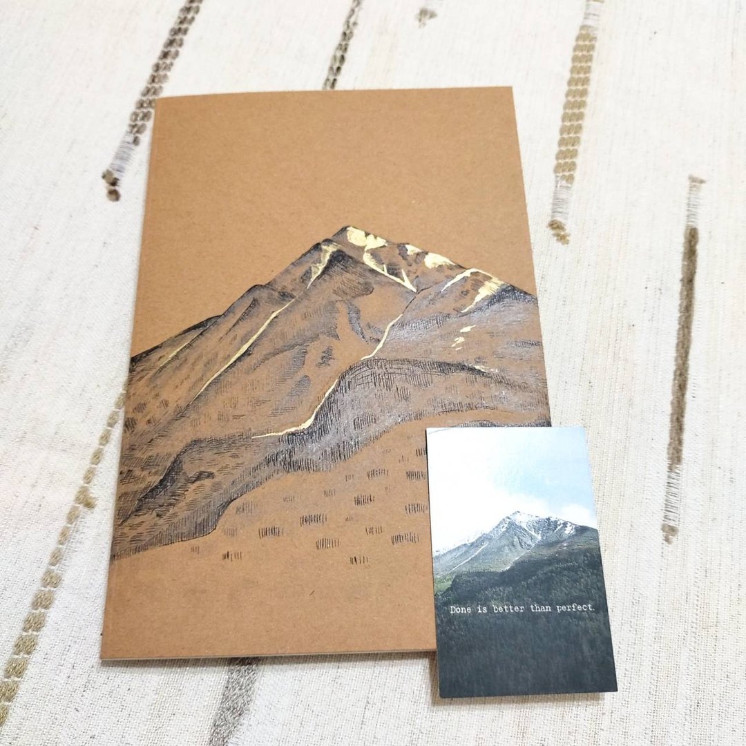 (售出不补货 请关注新品)人生巅峰 手绘手帐 绘画日记专用 文创 - 笔记本/手帐 - 纸 卡其色