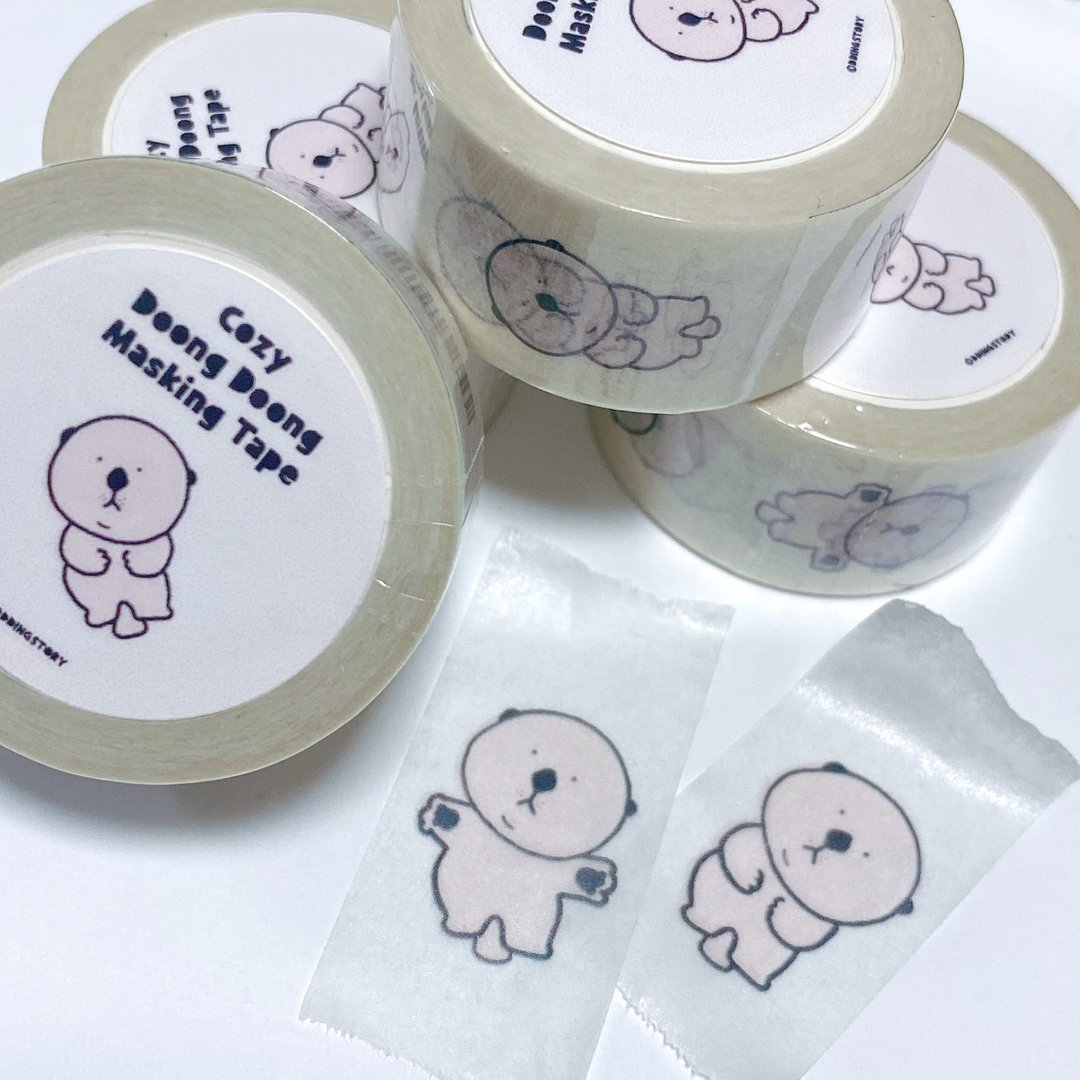 舒适 DOONGDOONG 美纹纸胶带 - 纸胶带 - 纸 白色