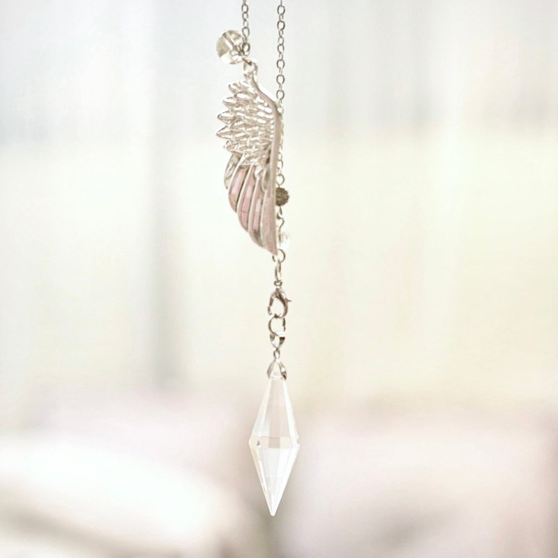 白光神圣天使灵摆 HOLY LIGHT ANGEL PENDULUM - 其他 - 水晶 银色