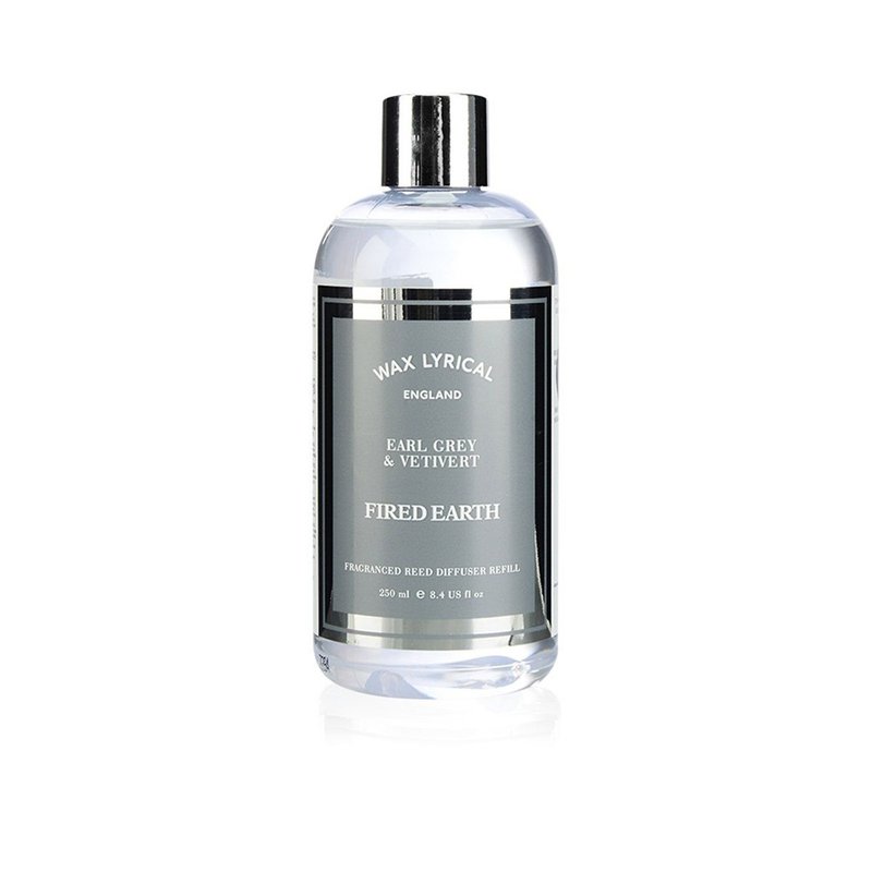 英伦香氛Fired Earth系列 伯爵茶与香根(补充瓶)250ml - 香薰/精油/线香 - 塑料 灰色