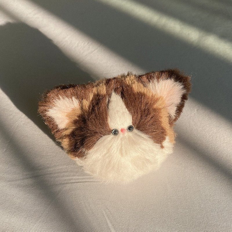 棕色布偶猫钥匙圈 - 钥匙链/钥匙包 - 其他材质 咖啡色