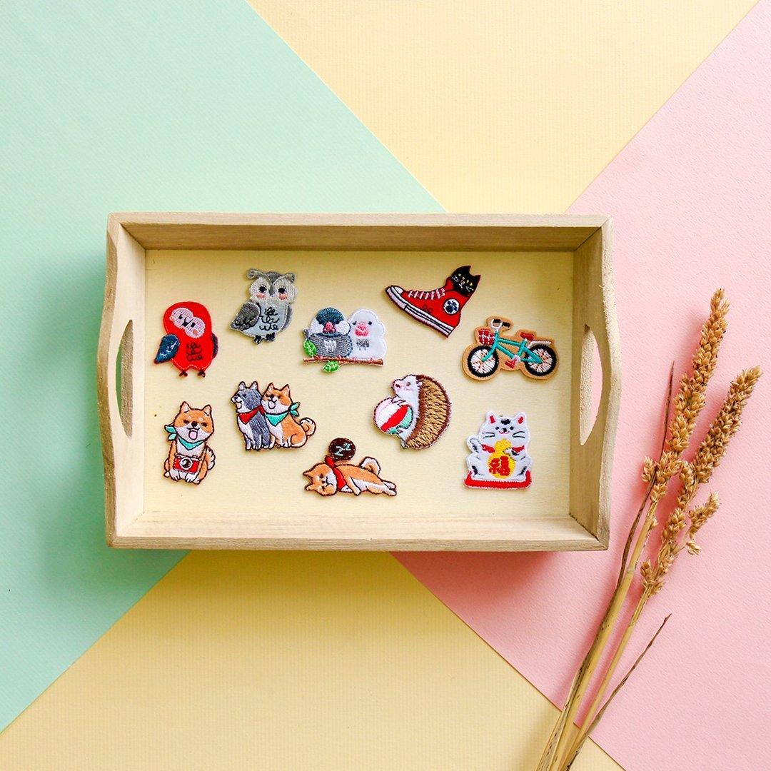 刺绣装饰贴纸 SST-71 - 贴纸 - 绣线 