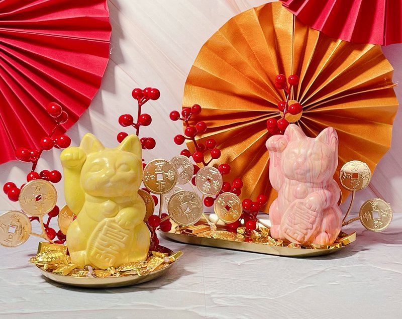 【招财猫】【新年开运】台北流体五行水晶招财猫体验课 - 插画/绘画/写字 - 压克力 