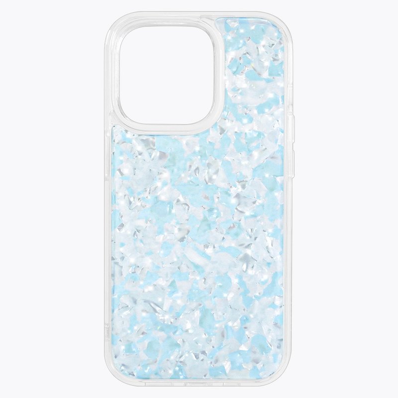 赛璐珞系列 蓝色棉花糖 质感手机保护壳 iPhone 14 13 12 Pro Max - 手机壳/手机套 - 贝壳 蓝色