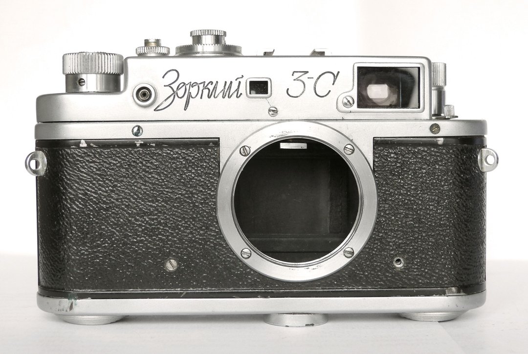 Zorki 3C 3S rangefinder film camera 35 mm M39 mount USSR KMZ body - 相机 - 其他金属 银色